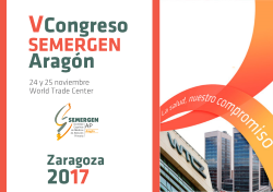 V Congreso SEMERGEN Aragón V Congreso SEMERGEN Aragón